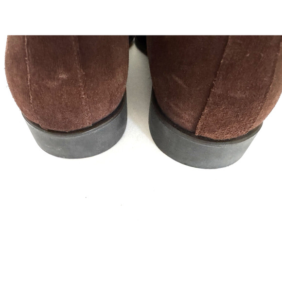 Bruno Magli Ranua Chukka Boots 11 Brown Suede Leather Lace-Up Handmade Italy - Picture 6 of 12